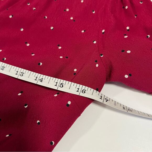 Rails Sz S Aimee Wrap Dress in Rouge Offset Dot - Picture 6 of 9